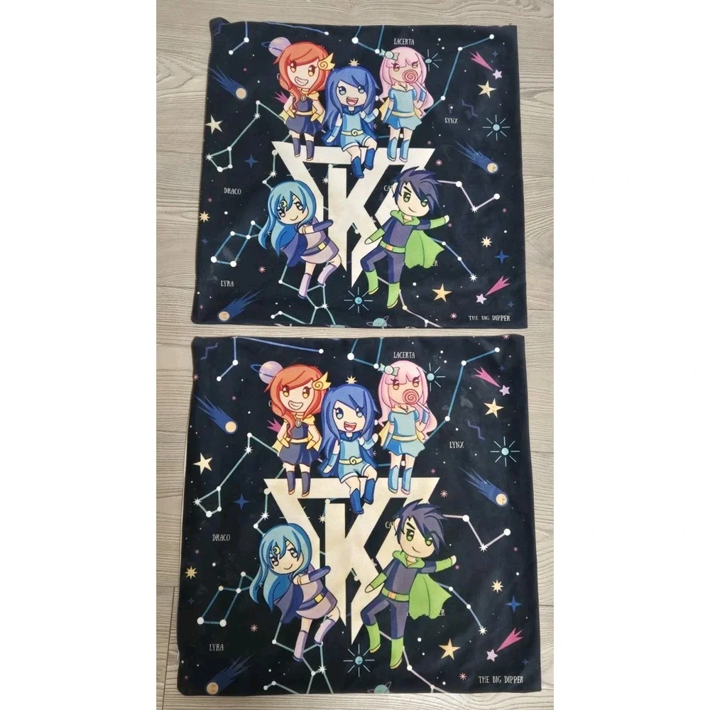 The Krew‎ Its-Funneh Protagonists Decorative Throw Pillow Covers 17